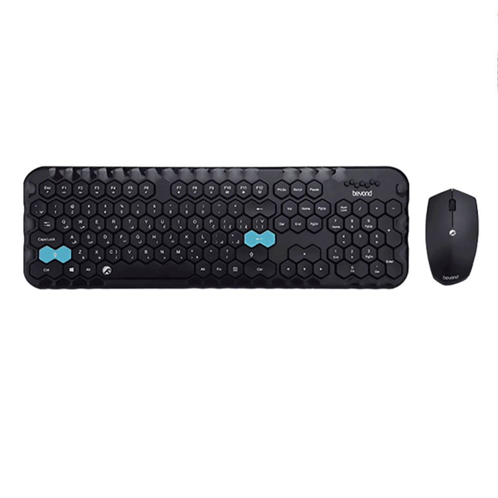 Beyond BMK-8300RF Wireless Keyboard ana Wireless Mose With Persian Letters