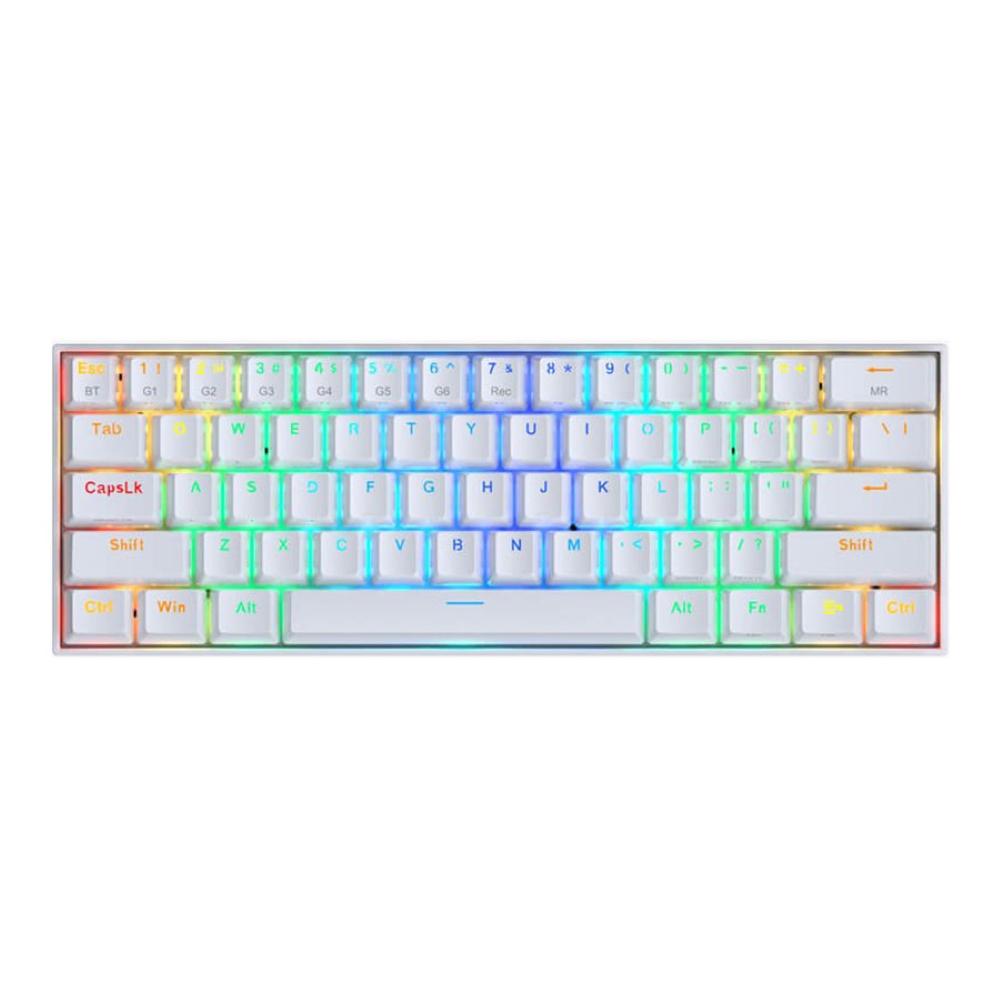 Redragon Draconic K530 White RGB Wireless MECHANICAL KEYBOARD