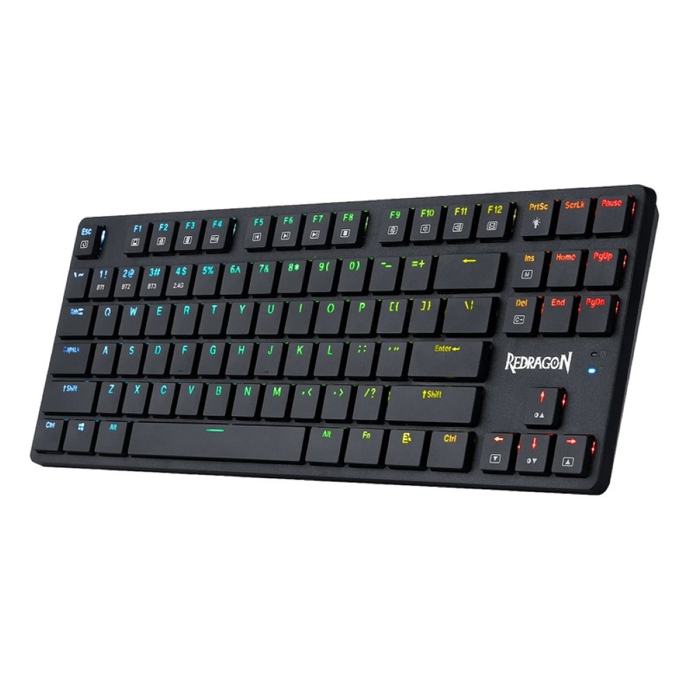 REDRAGON REDRAGON Anubis K539 RGB White 80% Wireless Black Wireless White Mechanical Keyboard