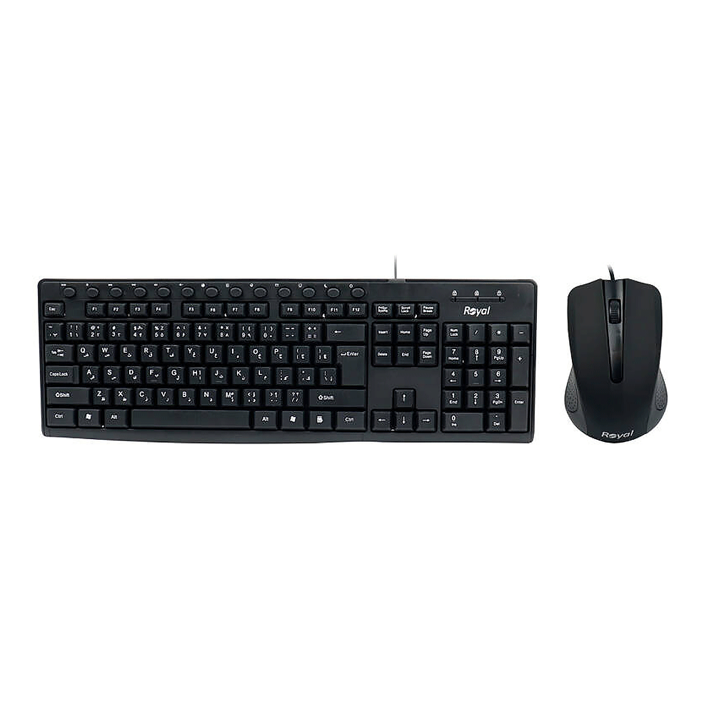 Royal Wired Mouse And Keyboard Model R-KM715