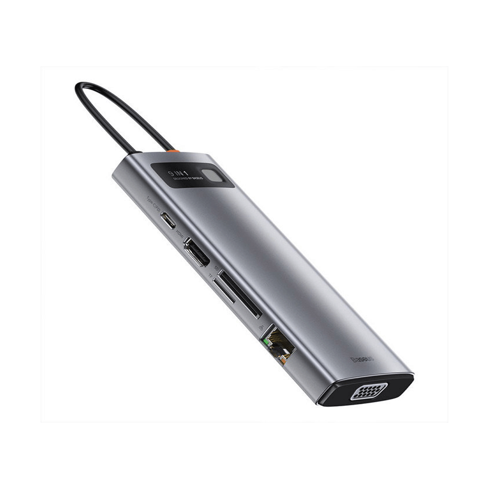 Baseus CAHUB-CU0G Metal Gleam 9 in 1 Type-C HUB