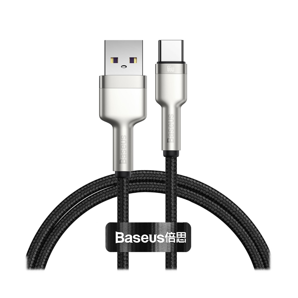 Baseus Cafule CAKF000201 Type-A To Type-C 66W 2m Fast Charging Data Cable Black