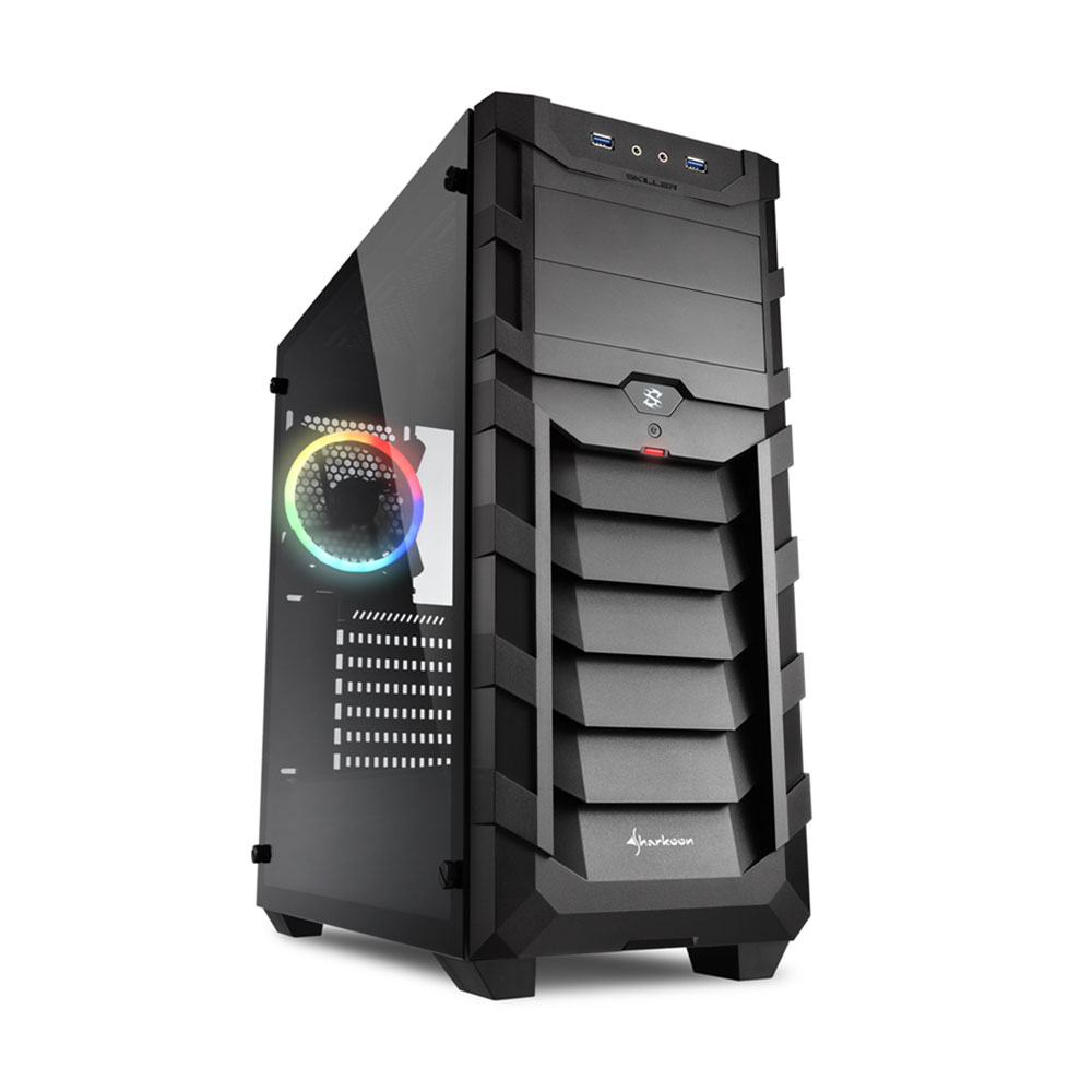 Sharkoon SKILLER SGC1 RGB Mid Tower Gaming Case