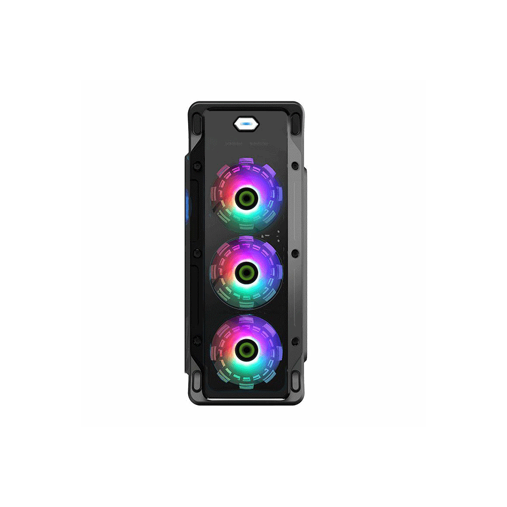 GameMax Starlight FRGB Black Gaming Computer Case
