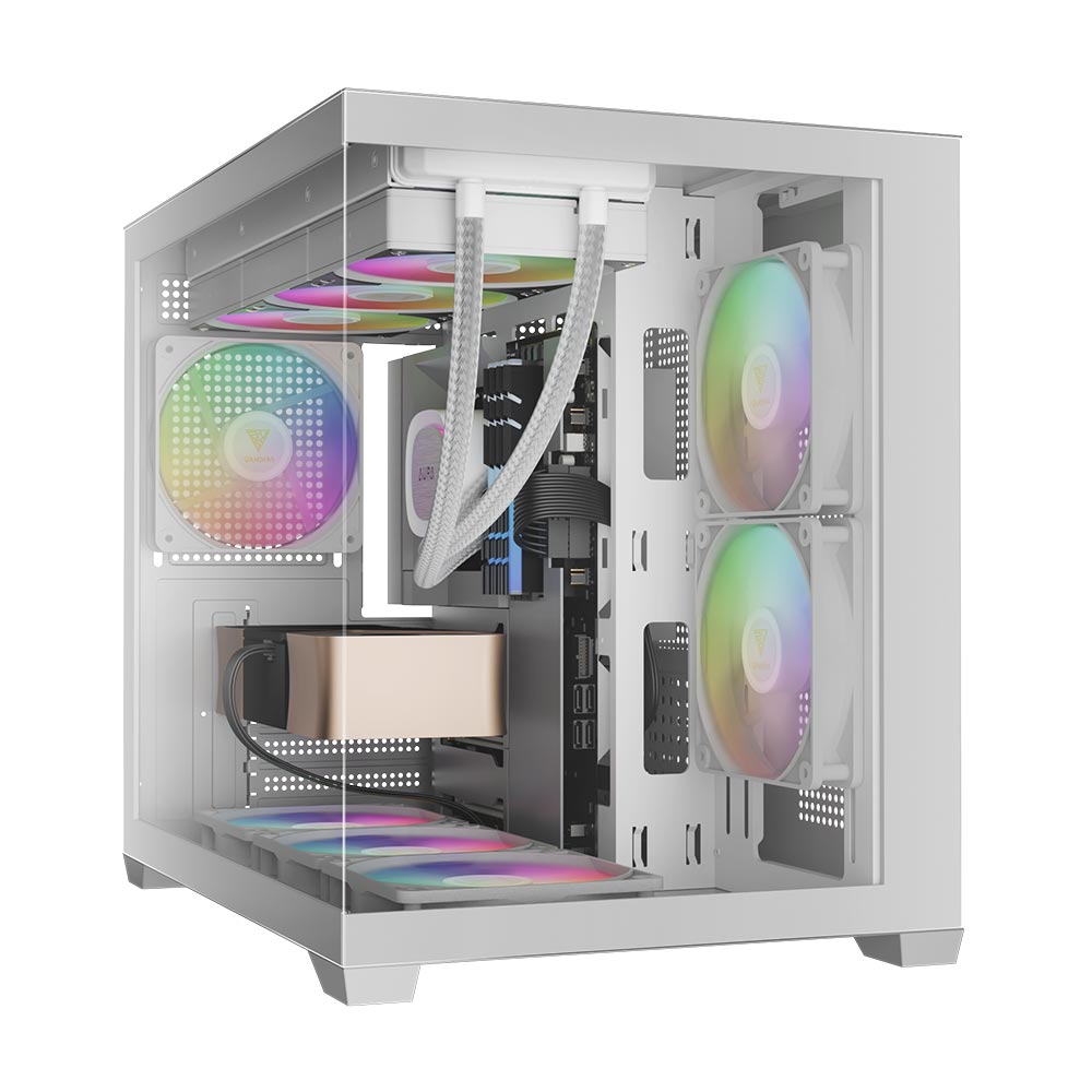 Gamdias AURA GC10M WH ARGB MICRO TOWER