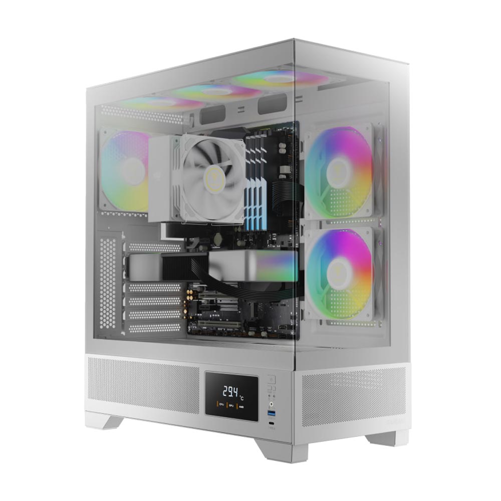Gamdias ATLAS M1  ARGB WH Mid Tower Case