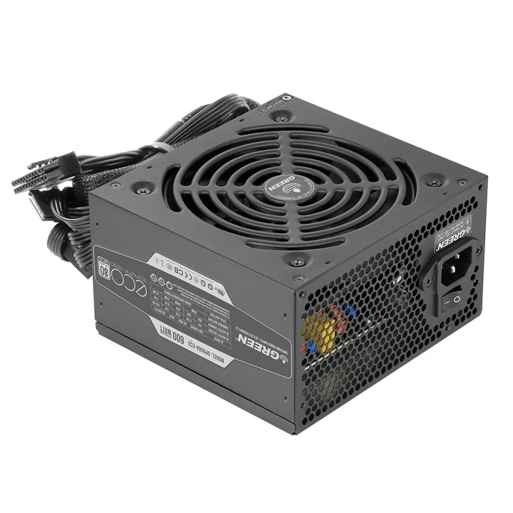 منبع تغذیه کامپیوتر گرین مدل GP600A-ECO-D