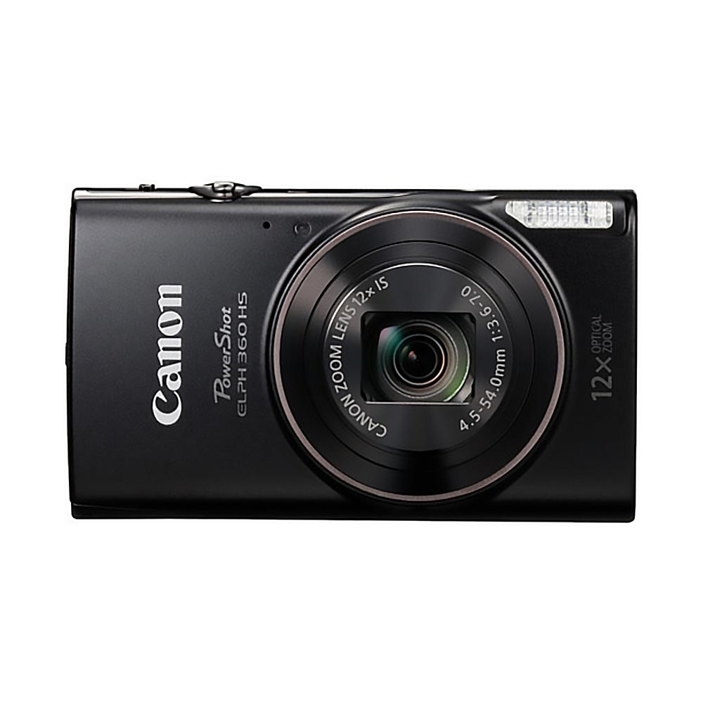Canon PowerShot ELPH 360 HS Digital Camera Black