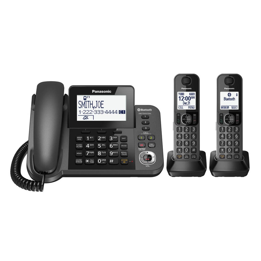 Panasonic KX-TGF382 Corded &amp; Cordless Phone