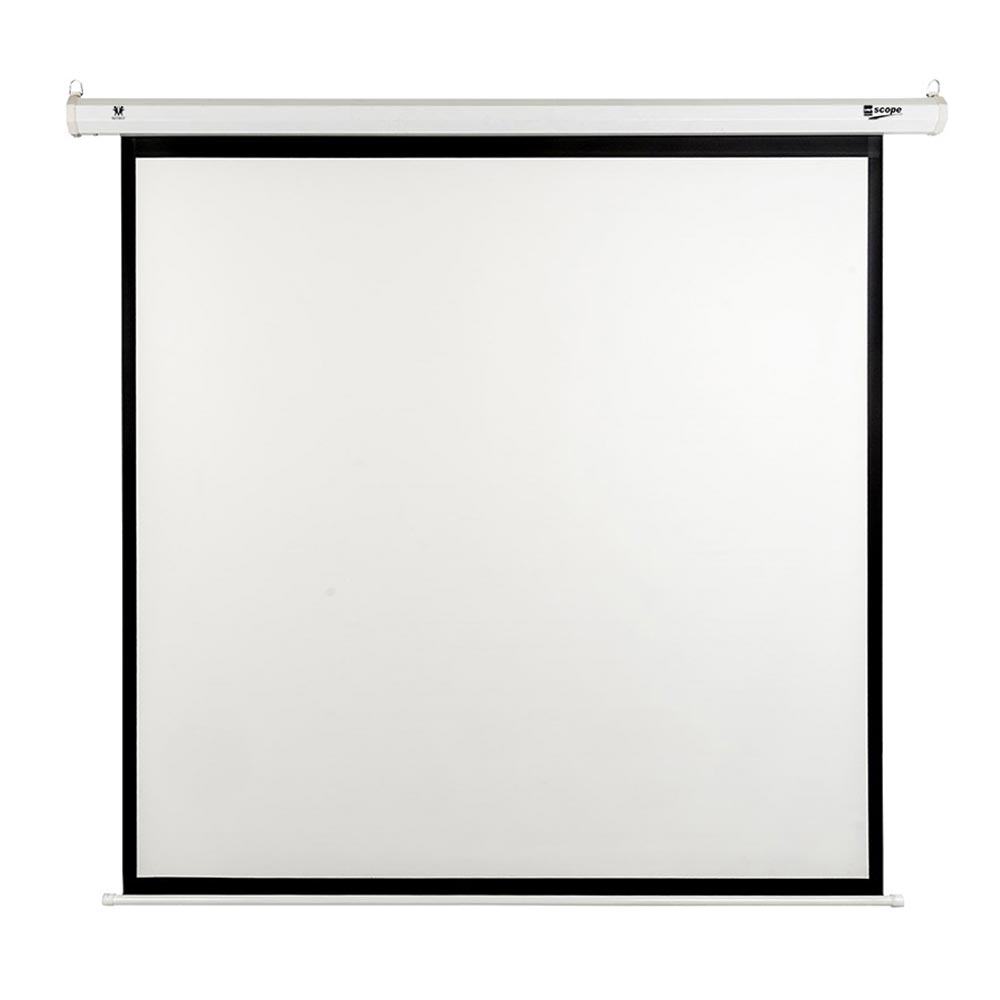 Electric projector screen scope 3×3