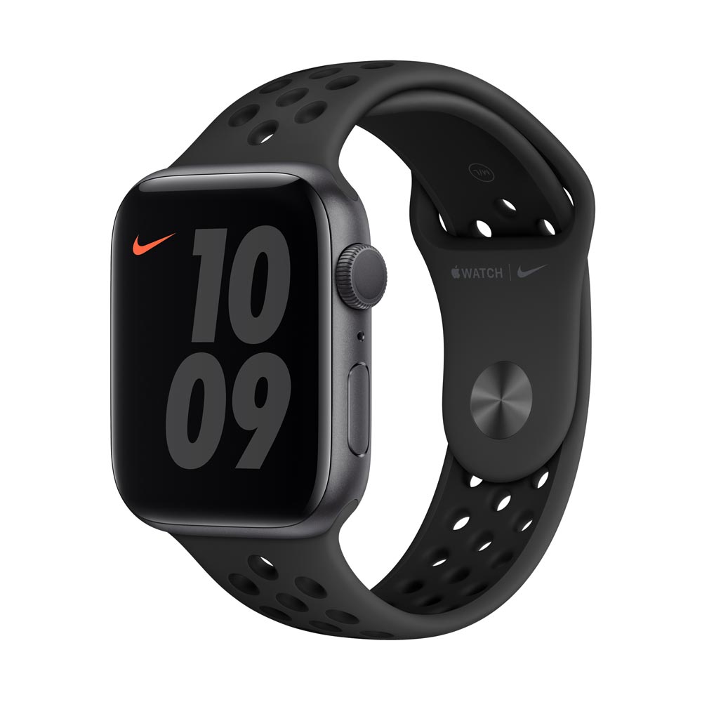 Apple Watch Series 6 44mm Space Gray Aluminum Case with Nike Sport Band