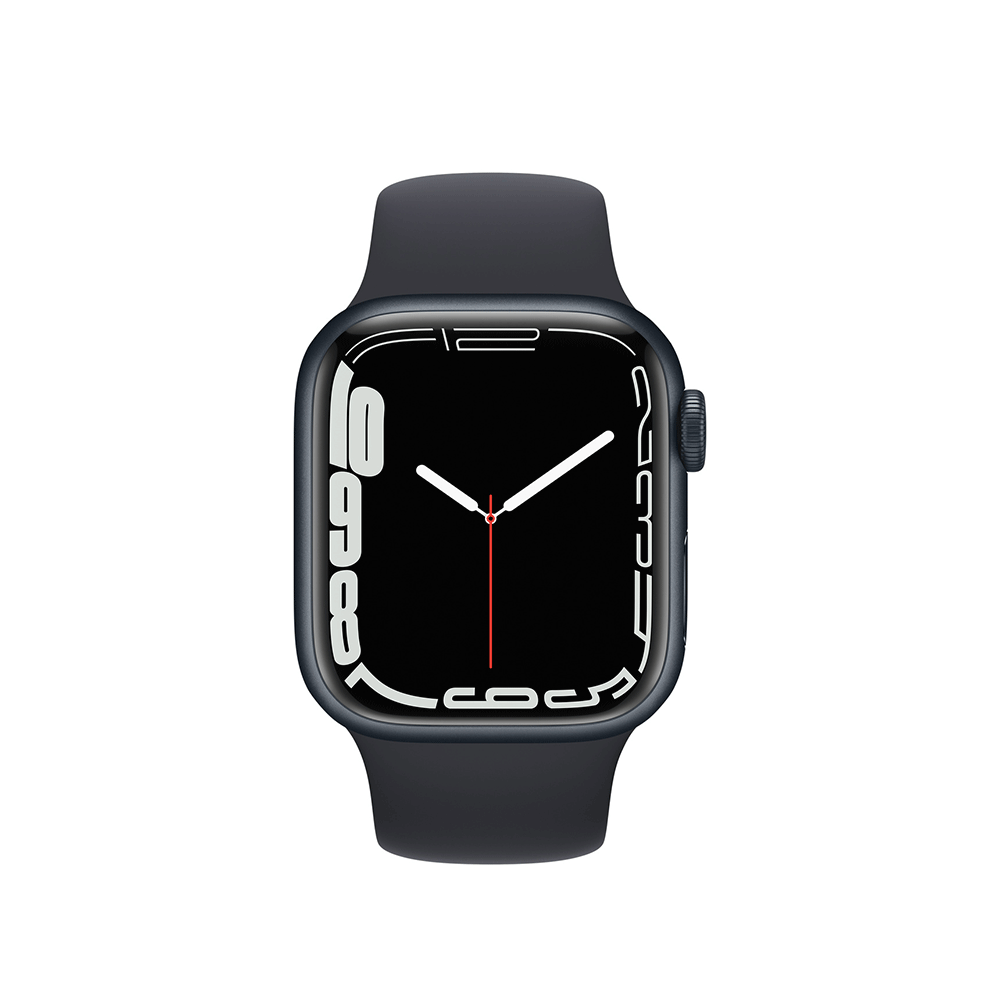 Apple Watch Series 7 GPS 41mm Midnight (Black) Aluminum Case with Sport Band