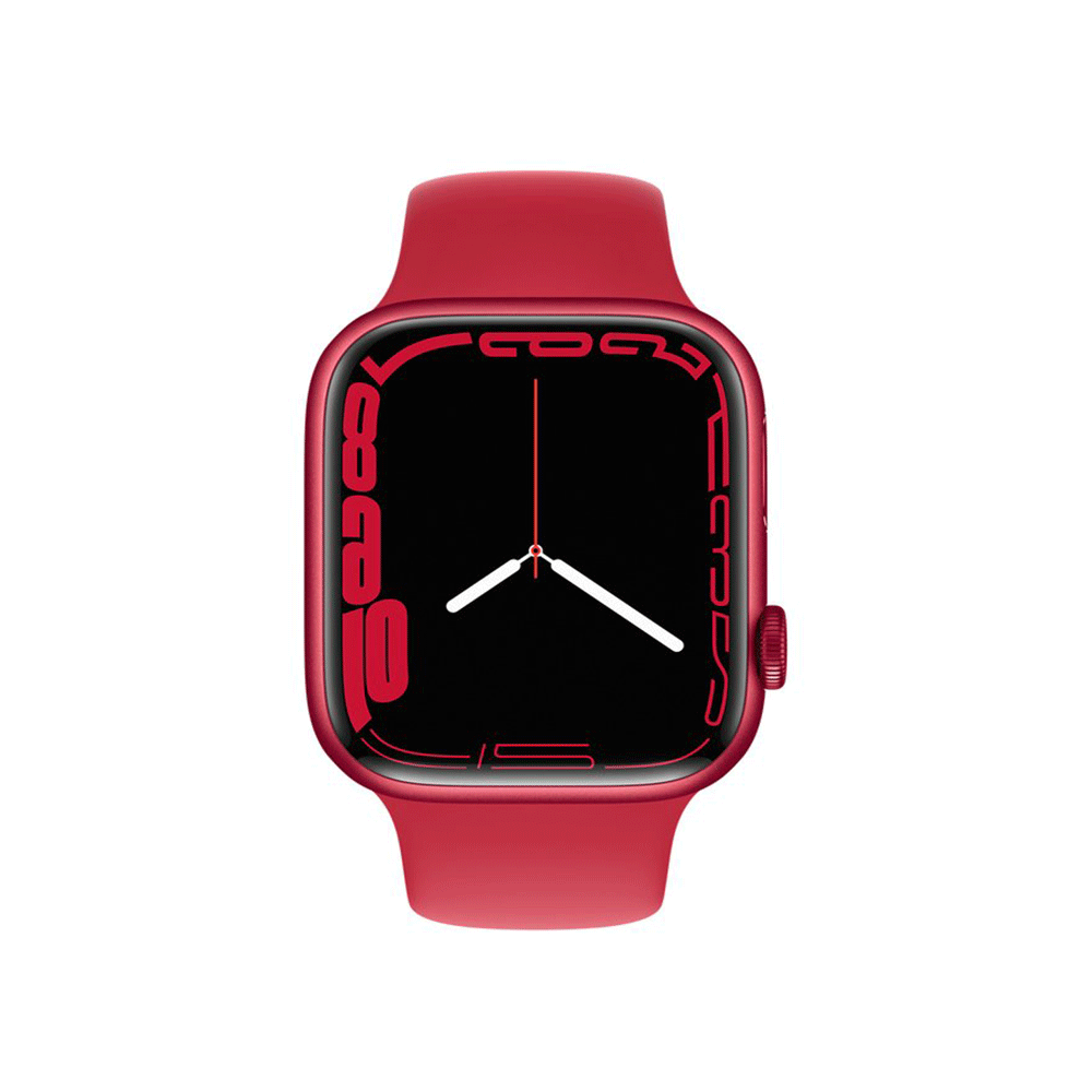 Apple Watch Series 7 GPS 45mm RED Aluminum Case with Sport Band
