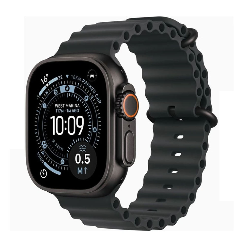 Apple Watch Ultra 3 Black Titanium Case 49mm Ocean Band
