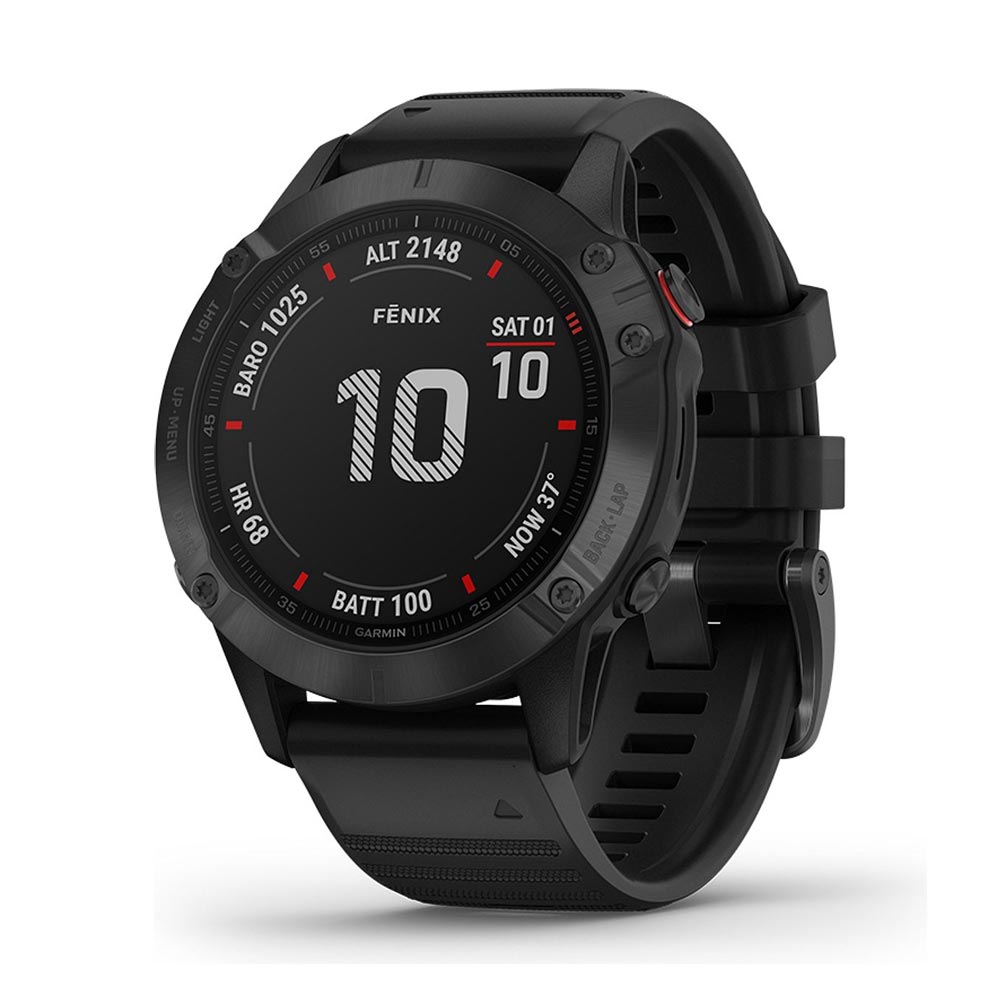 Garmin Fenix 6 Pro Black with Black Band watch 010-02158-02