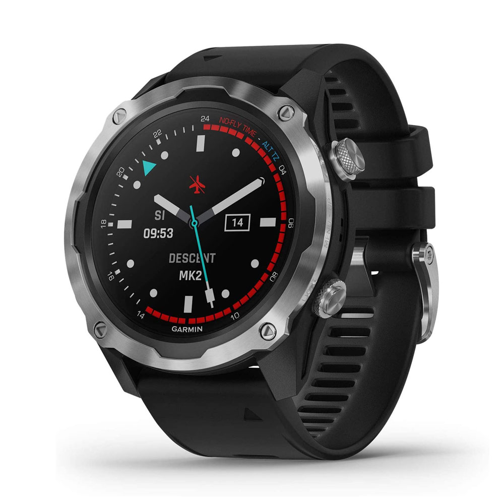 Garmin Descent Mk2 Stainless Steel with Black Band 010-02132-10