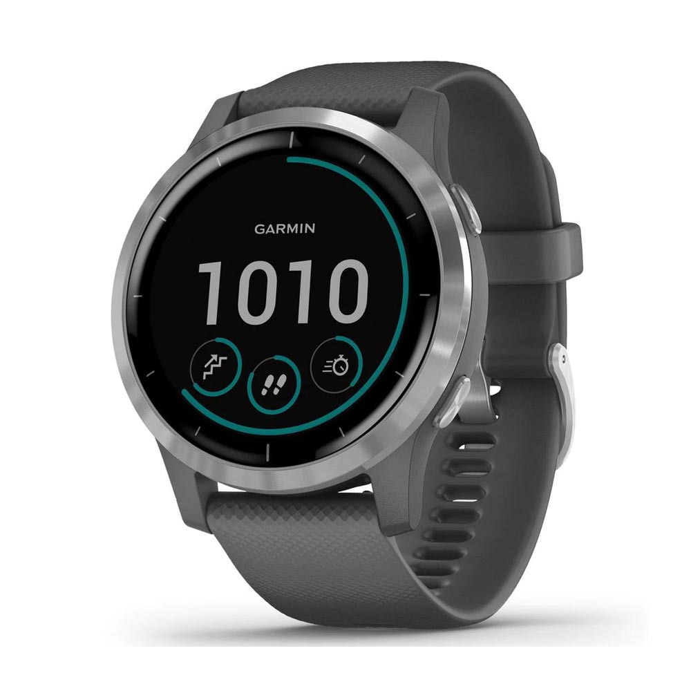 Garmin VivoActive 4 Shadow Grey with Silver Hardware