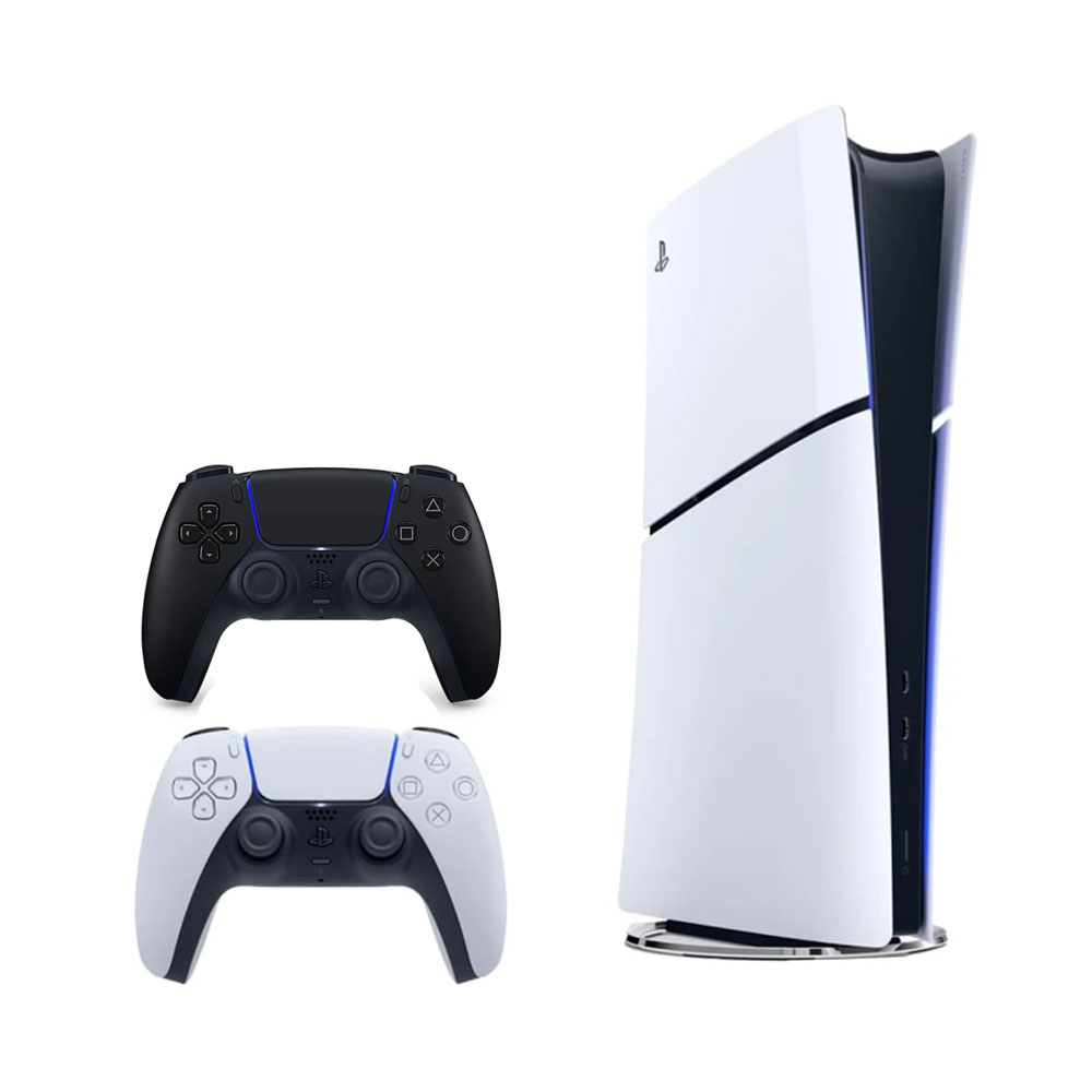 Sony PlayStation 5 Slim Digital Edition Console 825GB CFI-2116 EU with black DualSense Controller
