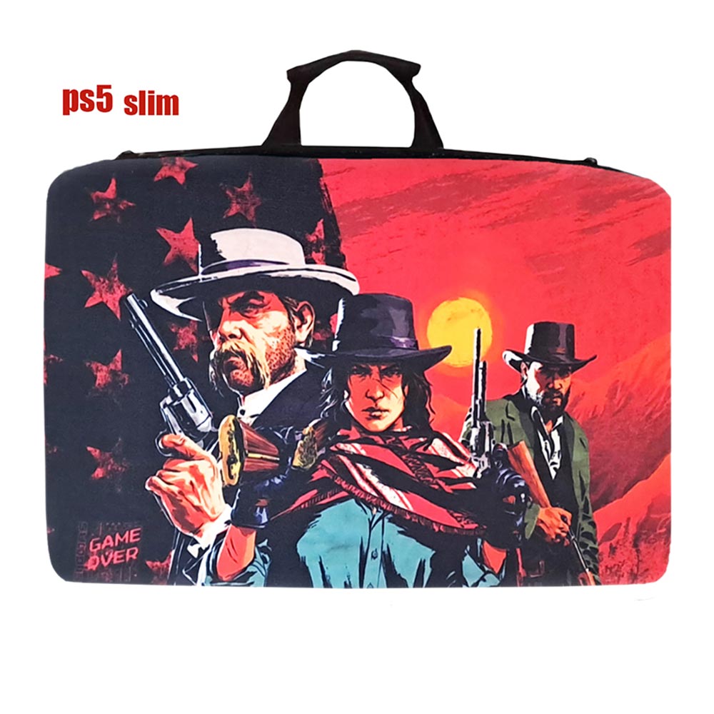PlayStation 5 slim Case red dead