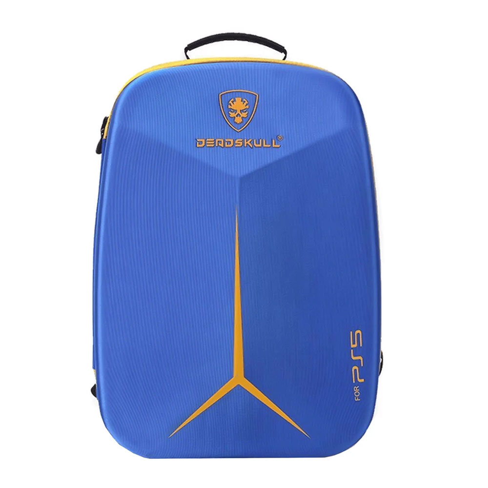DeadSkull PS5 slim Carrying Backpack-Black ‌_ Blue