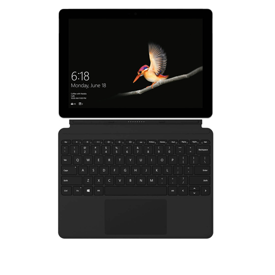 Microsoft Surface Go 4415Y 4GB RAM Tablet with Black Type Cover - 64GB