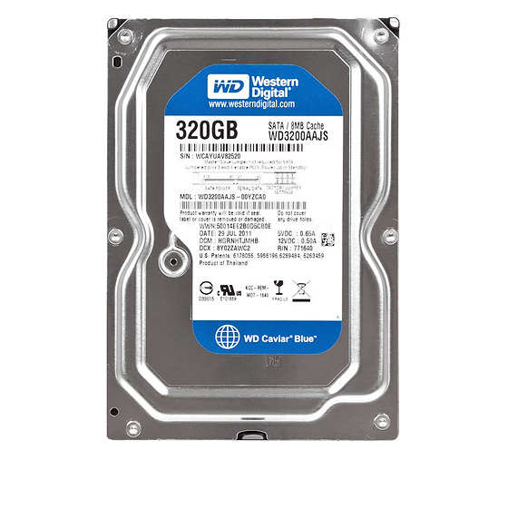 Western Digital Blue Internal Hard Drive - 320GB