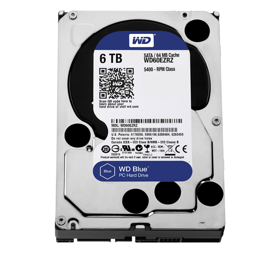 Western Digital Blue Internal Hard Drive - 8TB
