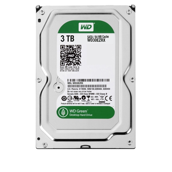 Western Digital Green WD30EZRX Internal Hard Drive - 3TB