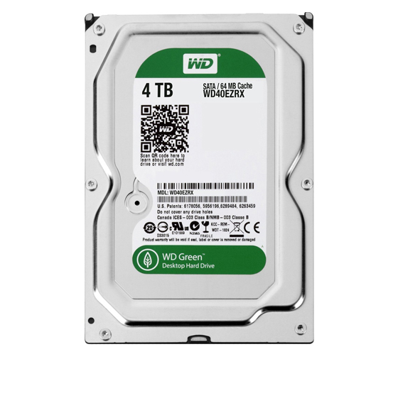 Western Digital Green WD40EZRX Internal Hard Drive - 4TB