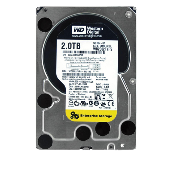 Western Digital WD2002FYPS RE4-GP Enterprise Internal Hard Drive - 2TB