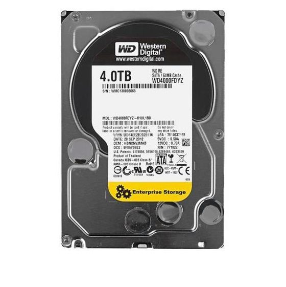 Western Digital WD4000FDYZ Enterprise Internal Hard Drive - 4TB
