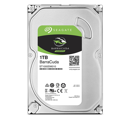 Seagate BarraCuda ST1000DM010 Internal Hard Drive - 1TB