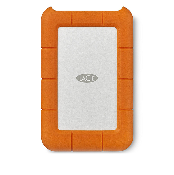 LaCie Rugged USB-C External Hard Drive - 1TB