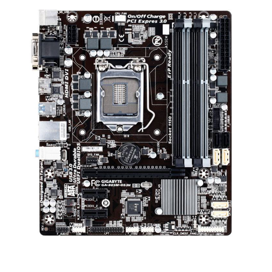 GIGABYTE B85M-DS3H Motherboard