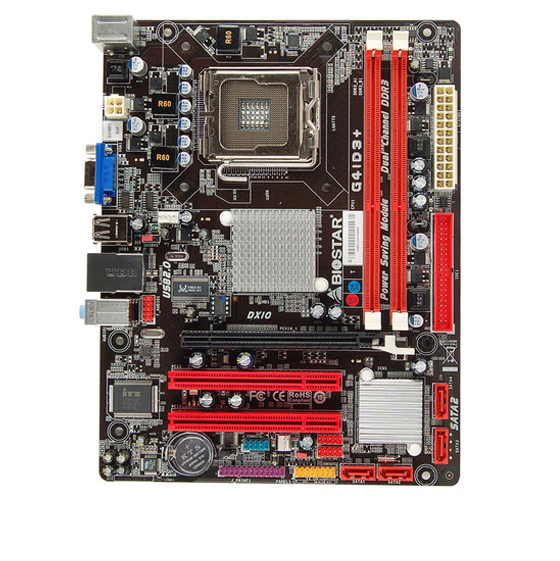 BIOSTAR G41D3+ Motherboard