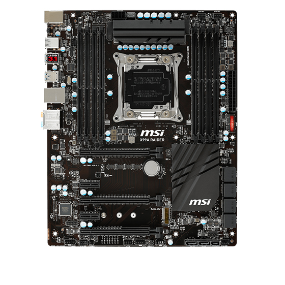 MSI X99A RAIDER Motherboard