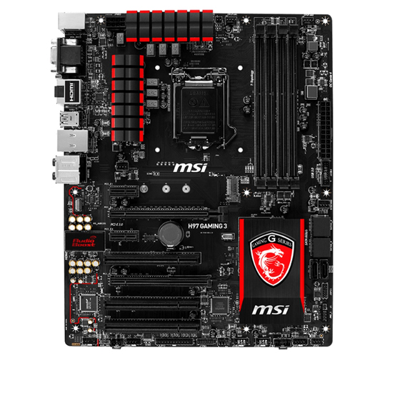MSI H97 GAMING 3 Motherboard