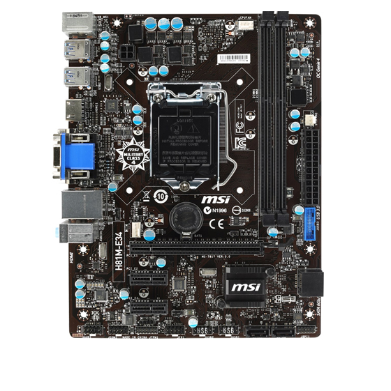 MSI H81M-E34 Motherboard