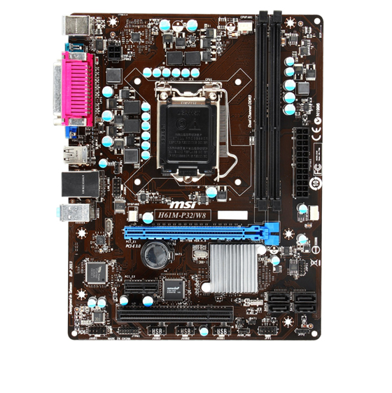 MSI H61M-P32/W8 Motherboard