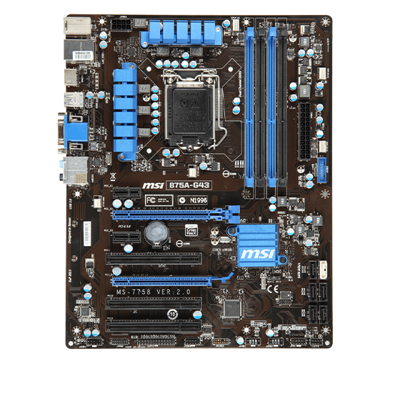 MSI B75A-G43 Motherboard