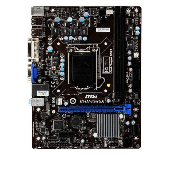MSI H61M-P20 G3 Motherboard