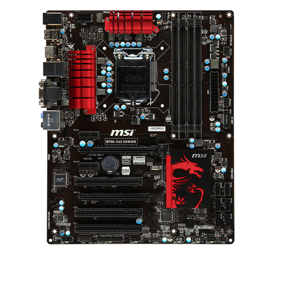 MSI B75A-G43 GAMING Motherboard