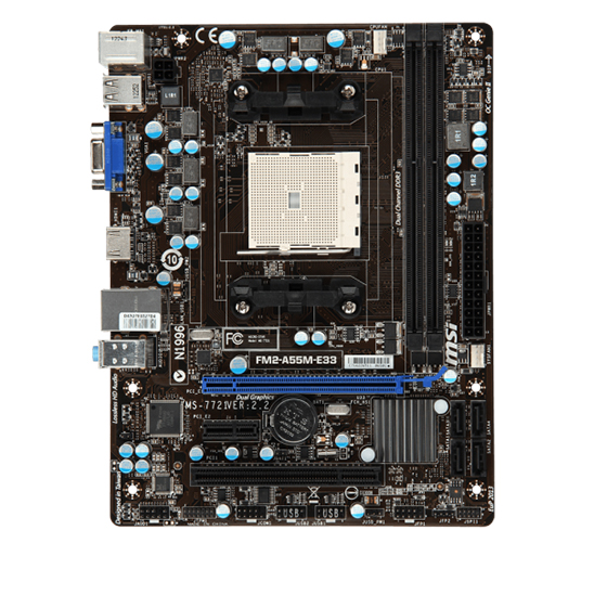 MSI FM2-A55M-E33 Motheboard