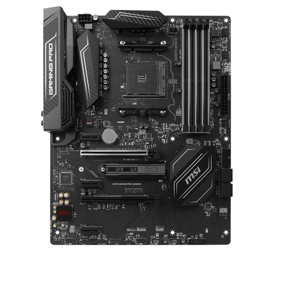 MSI B350 GAMING PRO CARBON Motherboard