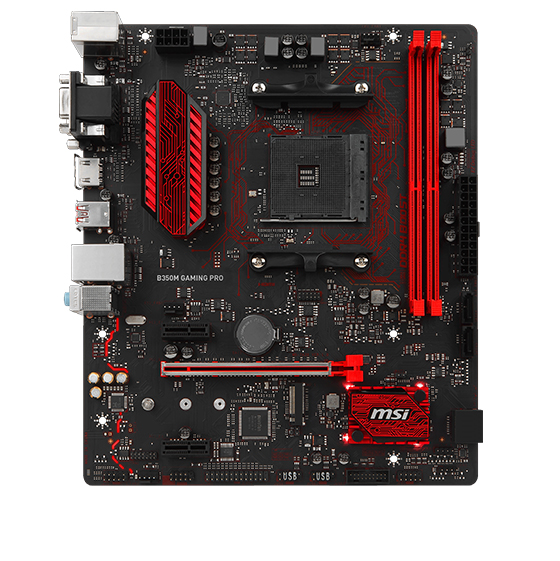 MSI B350M GAMING PRO Motherboard