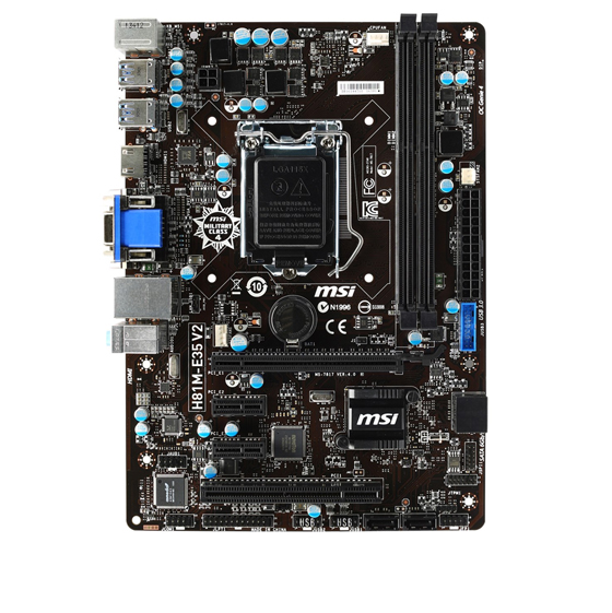 MSI H81M-E35 V2 Motherboard