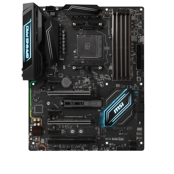 MSI X370 GAMING PRO CARBON Motherboard