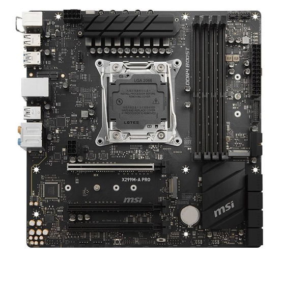 MSI X299M-A PRO Motherboard