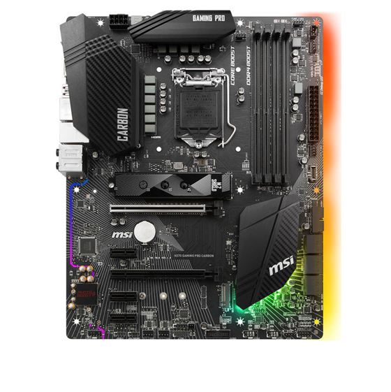 MSI H370 GAMING PRO CARBON Motherboard