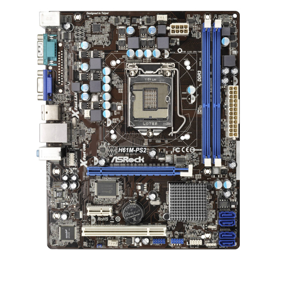 Asrock H61M-PS2 Motherboard